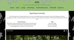 Desktop Screenshot of eyes.uregina.ca