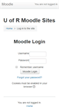 Mobile Screenshot of moodle.uregina.ca